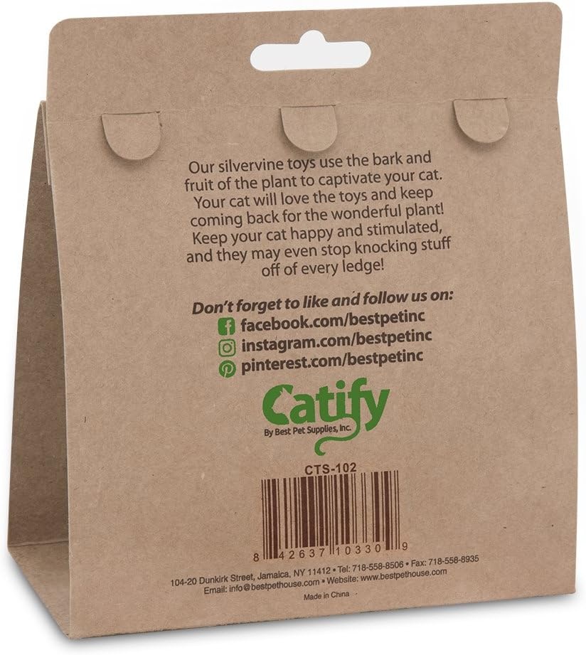 image:imageCatify Slivervine Catnip Trio By Best Pet SuppliesCatnip Trio