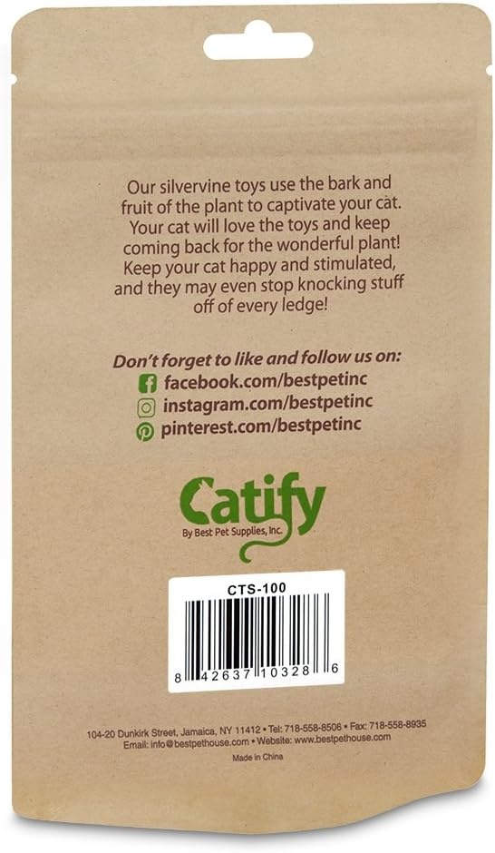 image:imageCatify Slivervine Catnip Trio By Best Pet SuppliesTrio Sticks