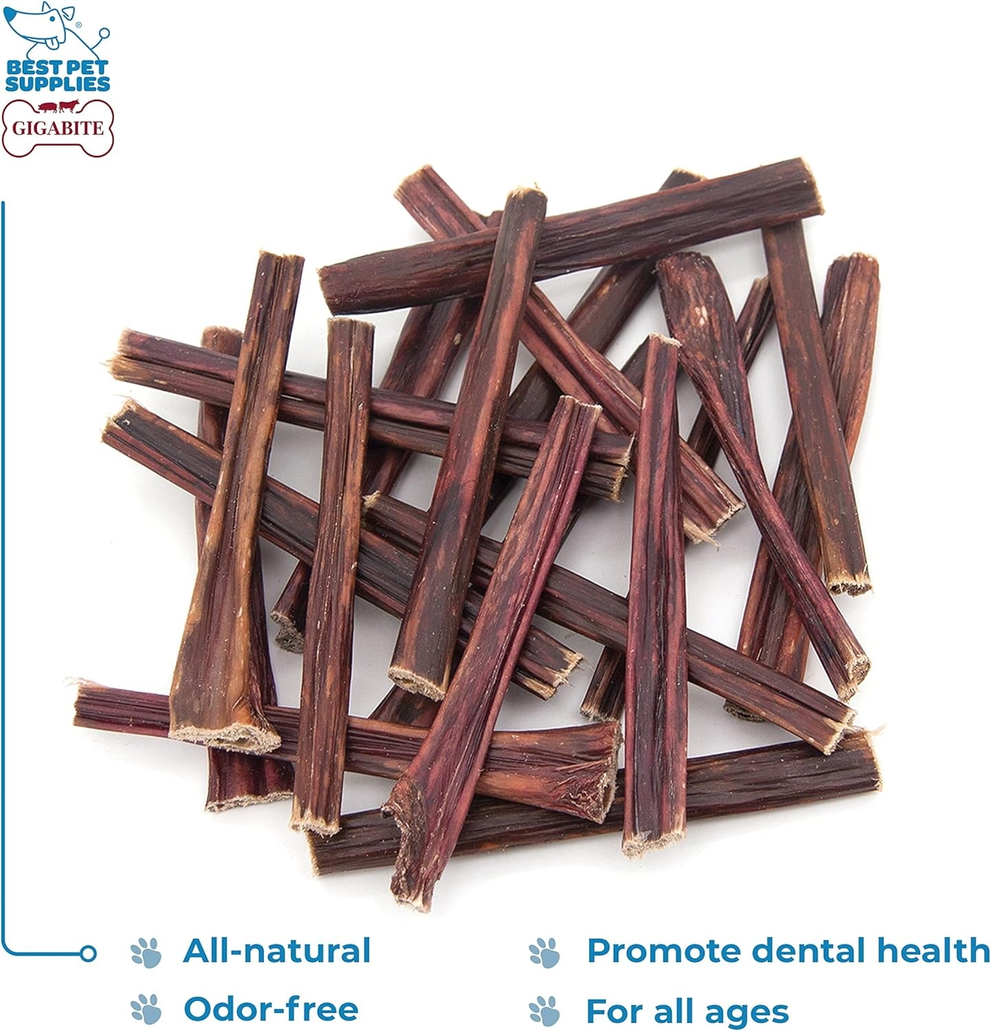 image:imageGigaBite Beef Esophagus Dog Treats Natural Gullet Sticks for Dogs High Protein Single Ingredient Dog Chews Rawhide Free Dental Dog Treats for All Dog Breeds Strips 10 inch Pack of 18Esophagus Sticks 6