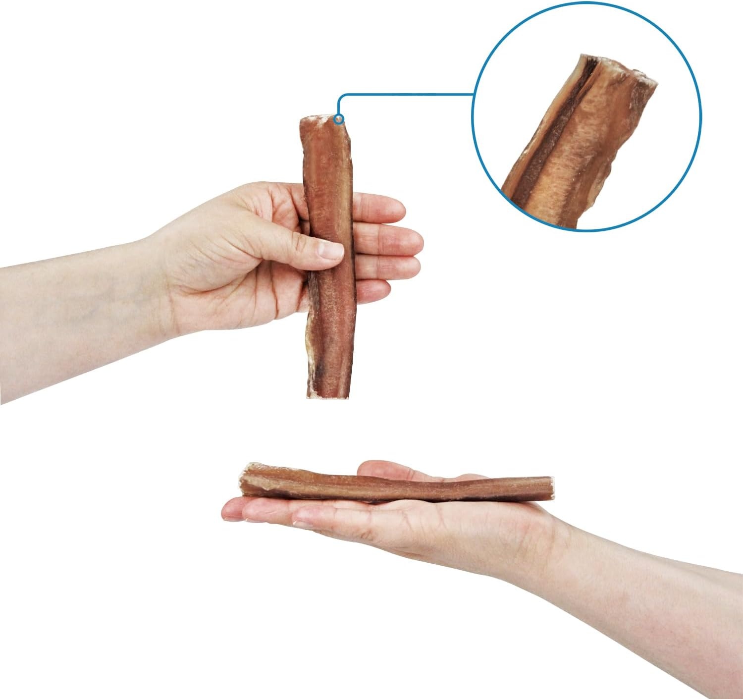 image:imageGigaBite Beef Esophagus Dog Treats Natural Gullet Sticks for Dogs High Protein Single Ingredient Dog Chews Rawhide Free Dental Dog Treats for All Dog Breeds Strips 10 inch Pack of 18Esophagus Sticks 6