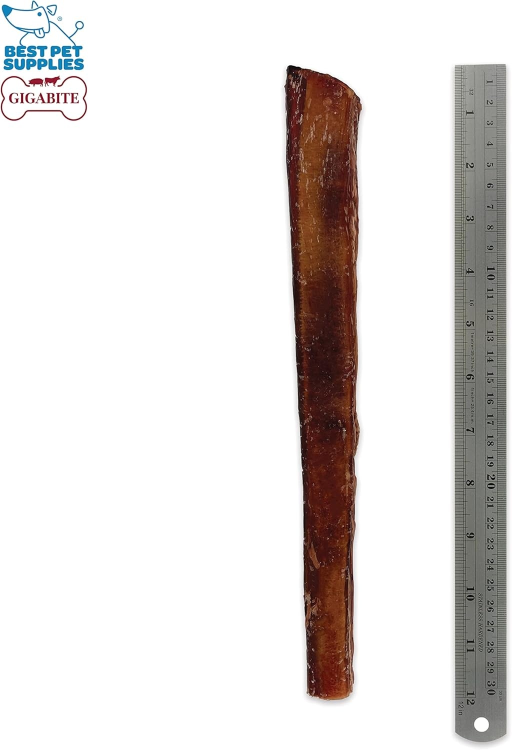 image:imageGigaBite Bully Sticks for Dogs All Natural Beef Pizzle Dog Chews Odor amp Rawhide Free Dog Treats Long Lasting High Protein Chews Digestible Dental Dog Treat Sticks Halfcut 6 Pack of 1012inch