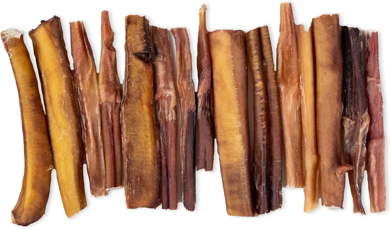 image:imageGigaBite Bully Sticks for Dogs All Natural Beef Pizzle Dog Chews Odor amp Rawhide Free Dog Treats Long Lasting High Protein Chews Digestible Dental Dog Treat Sticks Halfcut 6 Pack of 106inch