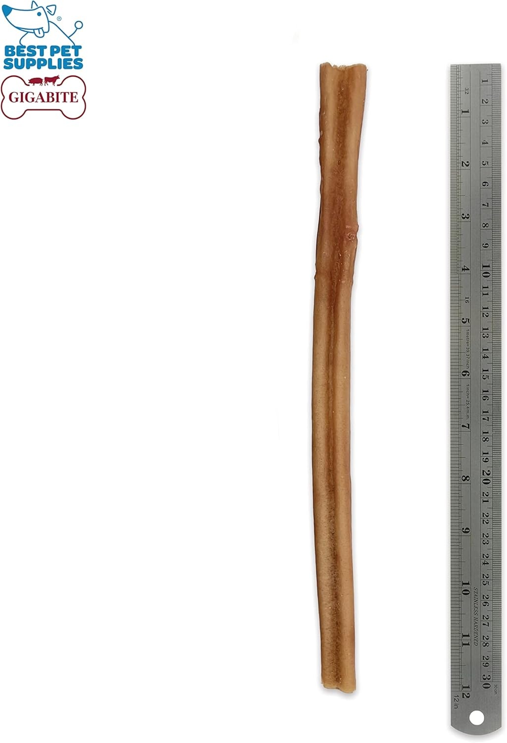 image:imageGigaBite Bully Sticks for Dogs All Natural Beef Pizzle Dog Chews Odor amp Rawhide Free Dog Treats Long Lasting High Protein Chews Digestible Dental Dog Treat Sticks Halfcut 6 Pack of 1012inch