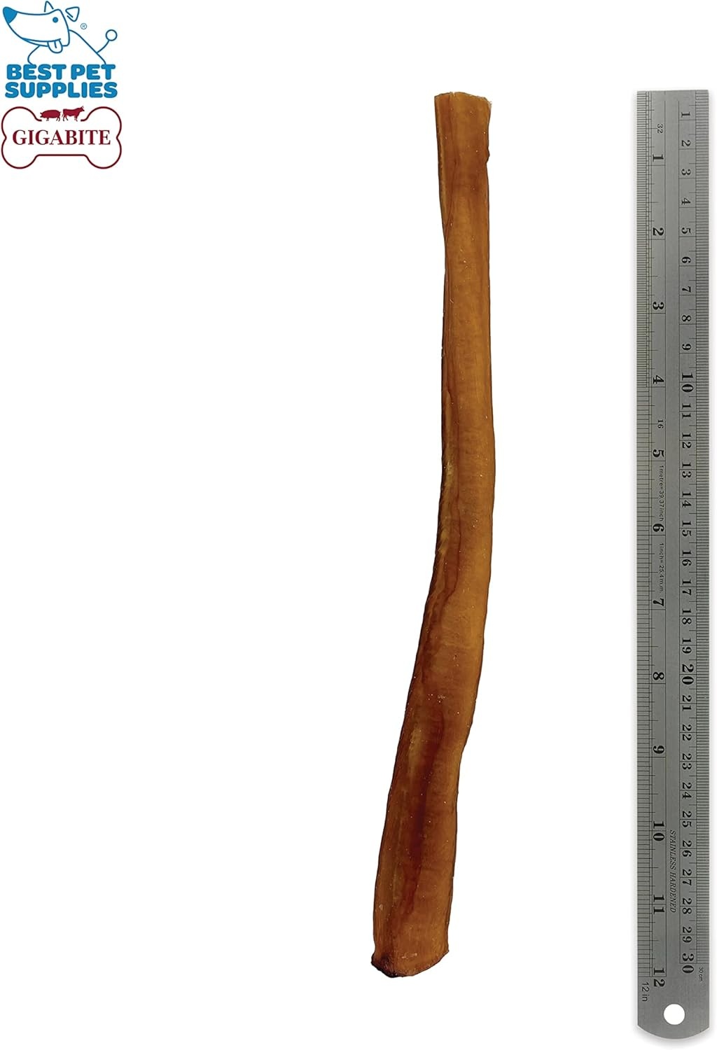 image:imageGigaBite Bully Sticks for Dogs All Natural Beef Pizzle Dog Chews Odor amp Rawhide Free Dog Treats Long Lasting High Protein Chews Digestible Dental Dog Treat Sticks Halfcut 6 Pack of 1012inch