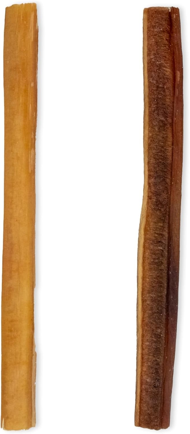 image:imageGigaBite Bully Sticks for Dogs All Natural Beef Pizzle Dog Chews Odor amp Rawhide Free Dog Treats Long Lasting High Protein Chews Digestible Dental Dog Treat Sticks Halfcut 6 Pack of 106inch