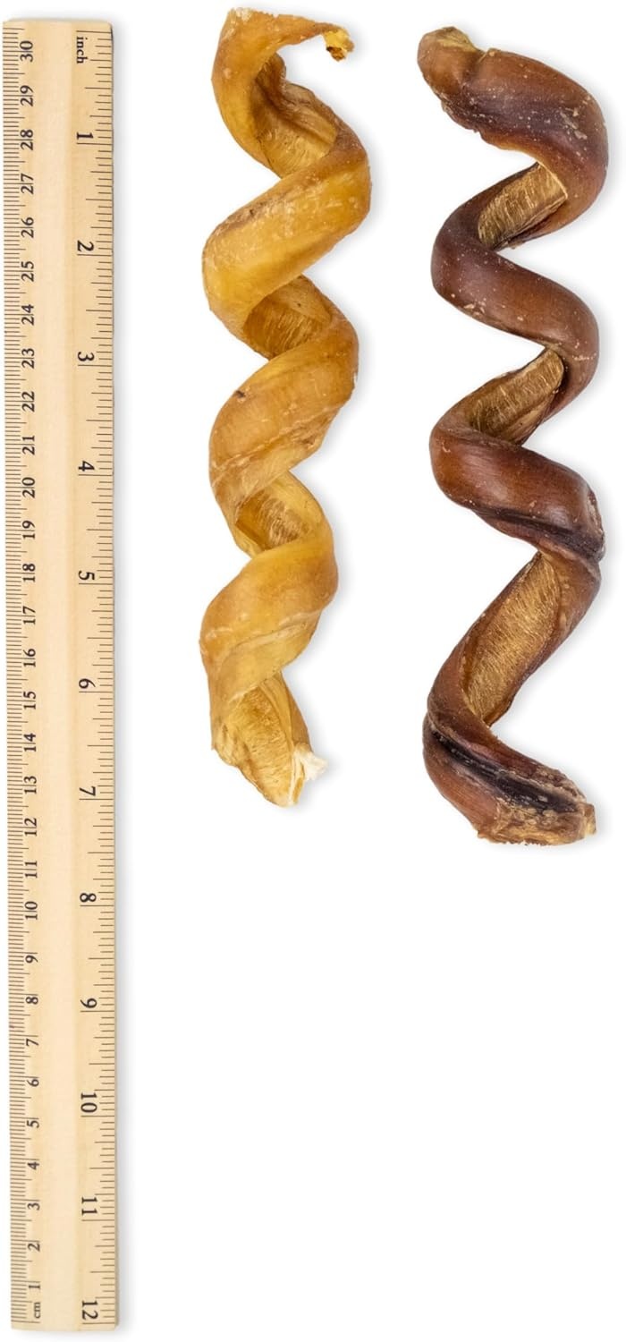image:imageGigaBite Single Ingredient All Natural Free Range Bully Treats and Chews Bully SticksBladder SticksBeef Esophagus by Best Pet Supplies Esophagus Strips 10 inch Pack of 10Spiral