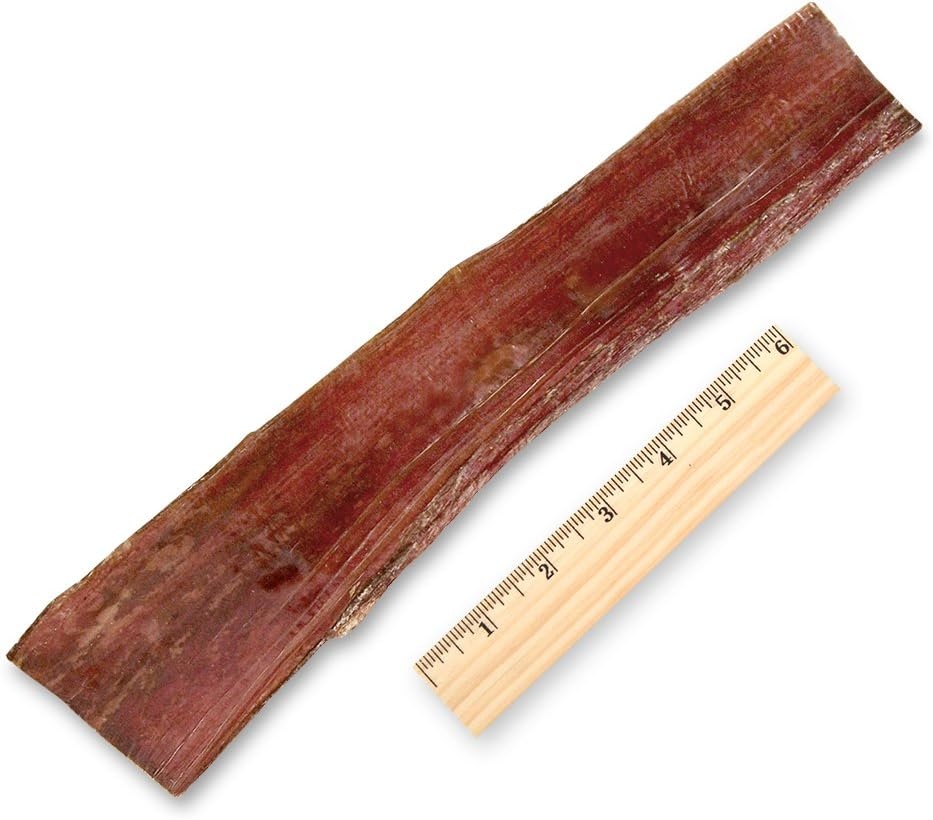 image:imageGigaBite Single Ingredient All Natural Free Range Bully Treats and Chews Bully SticksBladder SticksBeef Esophagus by Best Pet Supplies Esophagus Strips 10 inch Pack of 10Esophagus Strips