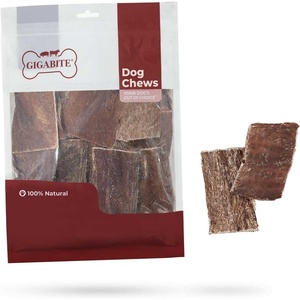 image:imageGigaBite Beef Esophagus Dog Treats  Natural Gullet Sticks for Dogs High Protein Single Ingredient Dog Chews Rawhide Free Dental Dog Treats for All Dog Breeds  Strips 10 inch Pack of 18Esophagus Strips Taffy