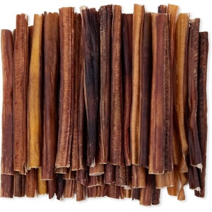 image:imageGigaBite Beef Esophagus Dog Treats  Natural Gullet Sticks for Dogs High Protein Single Ingredient Dog Chews Rawhide Free Dental Dog Treats for All Dog Breeds  Strips 10 inch Pack of 18Bully Sticks HalfCut 6