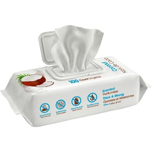 image:imageBest Pet Supplies 8 x 9 Large Unscented Dog Wipes  Cleaning and Deodorizing for Paws and Coat  Gentle Formula with Aloe Vera Vitamin E for Puppies and Cats  400 CountMoisturizing Coconut