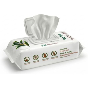 image:imageBest Pet Supplies 8 x 9 Large Unscented Dog Wipes  Cleaning and Deodorizing for Paws and Coat  Gentle Formula with Aloe Vera Vitamin E for Puppies and Cats  400 CountCleansing Tea Tree