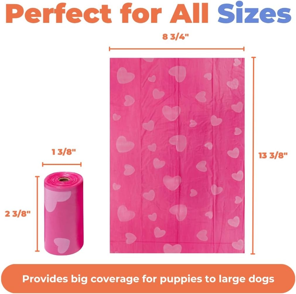 image:imageBest Pet Supplies Dog Poop Bags for Waste Refuse Cleanup Doggy Roll Replacements for Outdoor Puppy Walking and Travel Leak Proof and Tear Resistant Thick Plastic Blue Unscented 240 BagsAssorted Colors 2