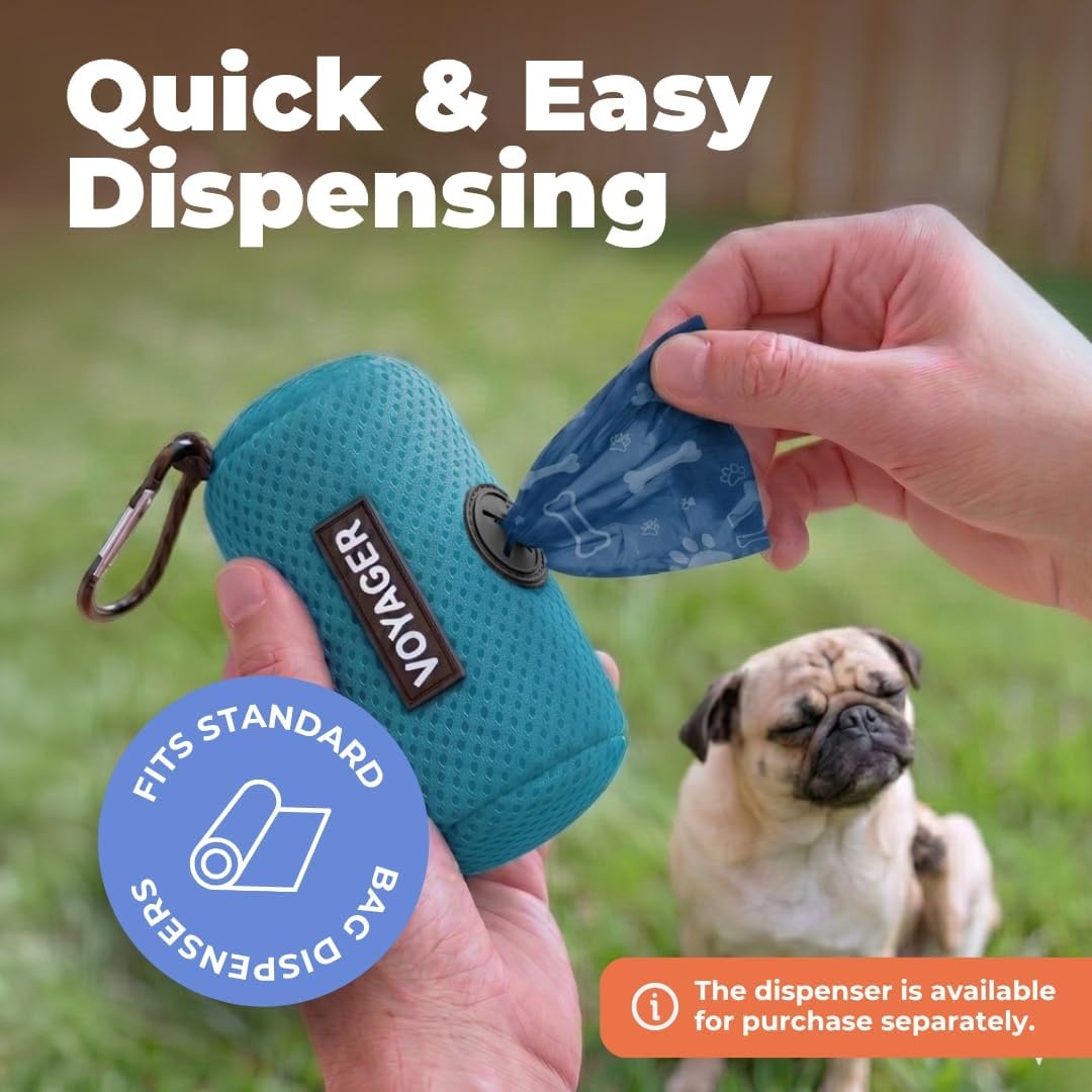 image:imageBest Pet Supplies Dog Poop Bags for Waste Refuse Cleanup Doggy Roll Replacements for Outdoor Puppy Walking and Travel Leak Proof and Tear Resistant Thick Plastic Blue Unscented 240 BagsLoyal Blue