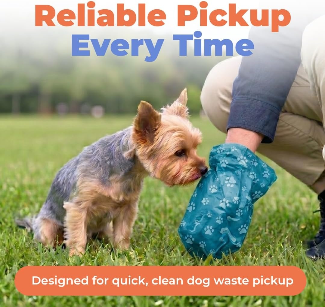 image:imageBest Pet Supplies Dog Poop Bags for Waste Refuse Cleanup Doggy Roll Replacements for Outdoor Puppy Walking and Travel Leak Proof and Tear Resistant Thick Plastic Blue Unscented 240 BagsTurquoise