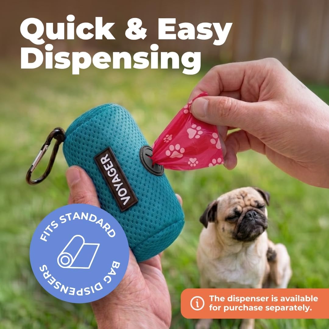 image:imageBest Pet Supplies Dog Poop Bags for Waste Refuse Cleanup Doggy Roll Replacements for Outdoor Puppy Walking and Travel Leak Proof and Tear Resistant Thick Plastic Blue Unscented 240 BagsRed