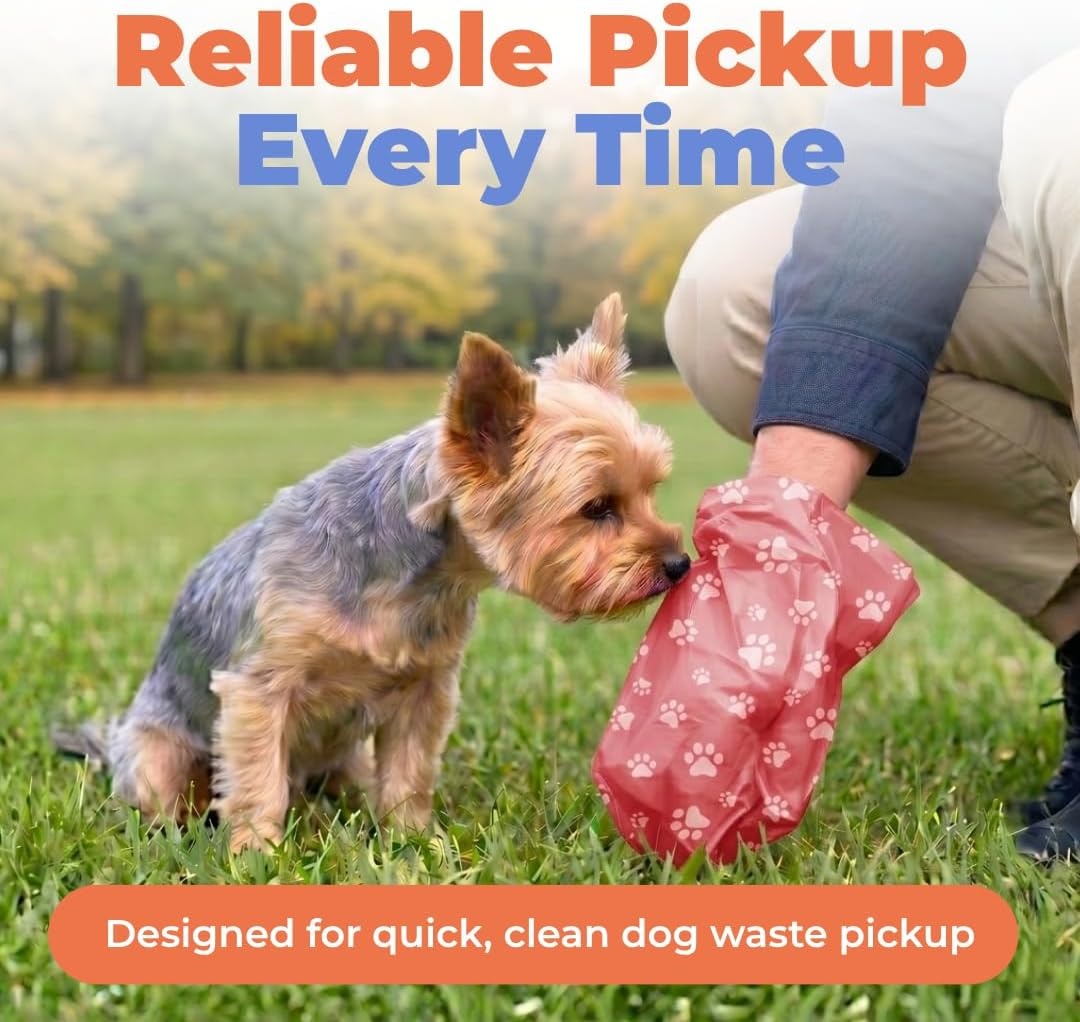 image:imageBest Pet Supplies Dog Poop Bags for Waste Refuse Cleanup Doggy Roll Replacements for Outdoor Puppy Walking and Travel Leak Proof and Tear Resistant Thick Plastic Blue Unscented 240 BagsRed