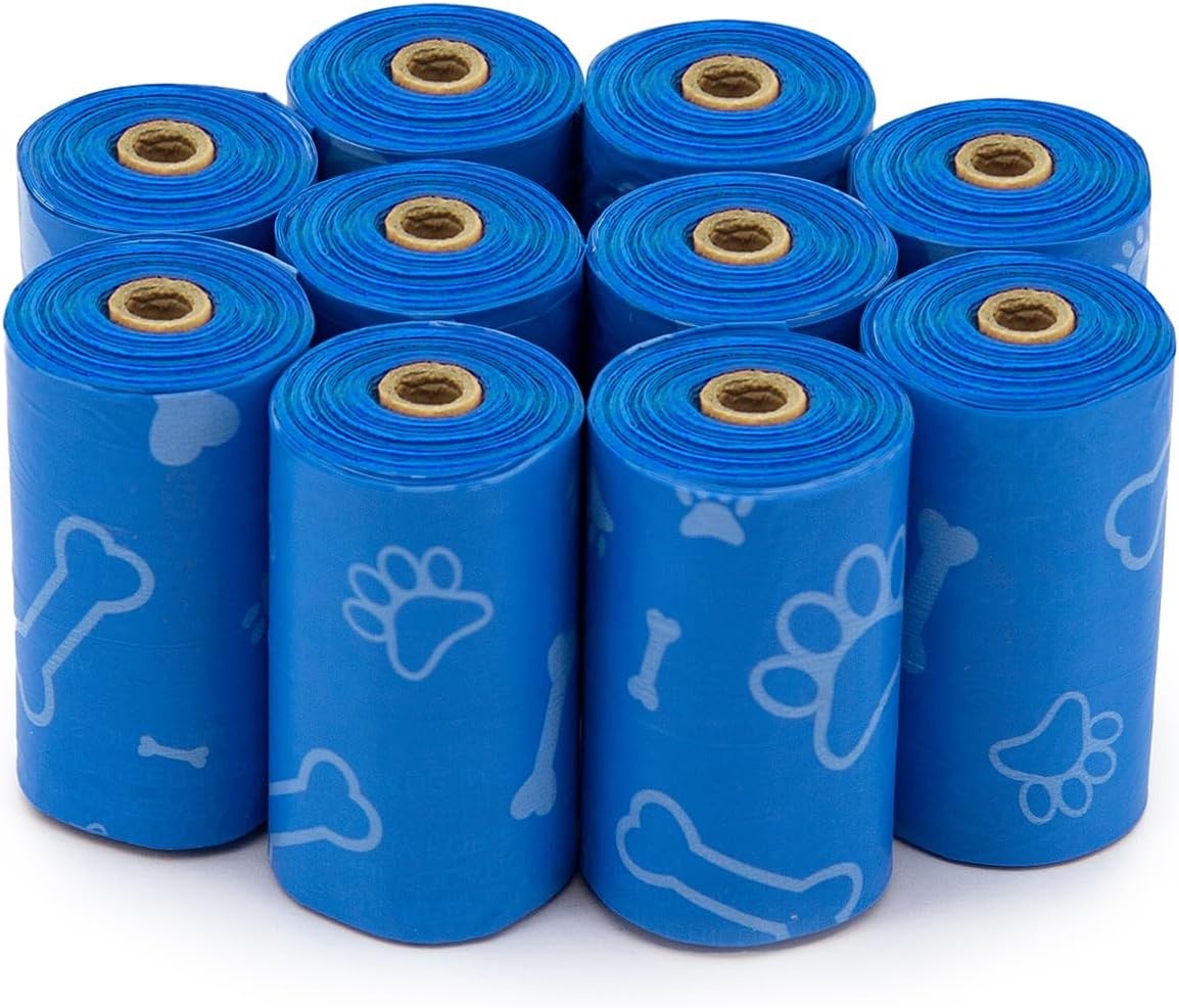 image:imageBest Pet Supplies Dog Poop Bags for Waste Refuse Cleanup Doggy Roll Replacements for Outdoor Puppy Walking and Travel Leak Proof and Tear Resistant Thick Plastic Blue Unscented 240 BagsAssorted Colors 3