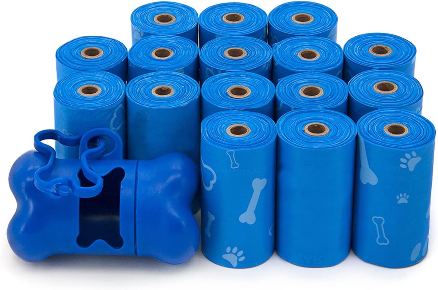 image:imageBest Pet Supplies Dog Poop Bags for Waste Refuse Cleanup Doggy Roll Replacements for Outdoor Puppy Walking and Travel Leak Proof and Tear Resistant Thick Plastic Blue Unscented 240 BagsBlue Unscented