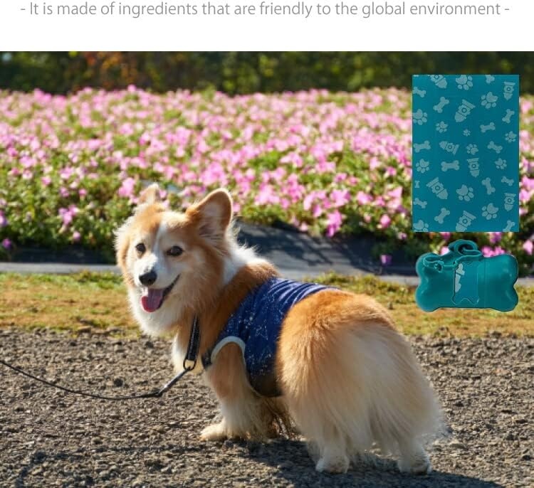image:imageBest Pet Supplies Dog Poop Bags for Waste Refuse Cleanup Doggy Roll Replacements for Outdoor Puppy Walking and Travel Leak Proof and Tear Resistant Thick Plastic Blue Unscented 240 BagsBlack