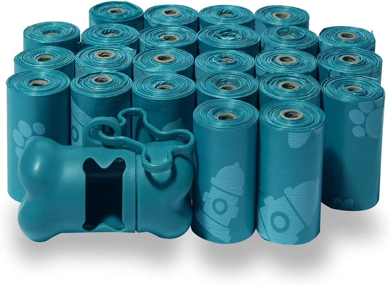 image:imageBest Pet Supplies Dog Poop Bags for Waste Refuse Cleanup Doggy Roll Replacements for Outdoor Puppy Walking and Travel Leak Proof and Tear Resistant Thick Plastic Blue Unscented 240 BagsTurquoise
