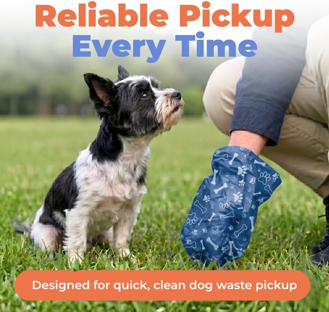 image:imageBest Pet Supplies Dog Poop Bags for Waste Refuse Cleanup Doggy Roll Replacements for Outdoor Puppy Walking and Travel Leak Proof and Tear Resistant Thick Plastic Blue Unscented 240 BagsLoyal Blue