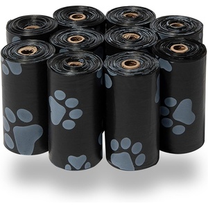 image:imageBest Pet Supplies Dog Poop Bags for Waste Refuse Cleanup Doggy Roll Replacements for Outdoor Puppy Walking and Travel Leak Proof and Tear Resistant Thick Plastic  Blue Unscented 240 BagsBlack