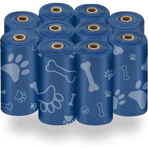 image:imageBest Pet Supplies Dog Poop Bags for Waste Refuse Cleanup Doggy Roll Replacements for Outdoor Puppy Walking and Travel Leak Proof and Tear Resistant Thick Plastic  Blue Unscented 240 BagsLoyal Blue