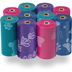 image:imageBest Pet Supplies Dog Poop Bags for Waste Refuse Cleanup Doggy Roll Replacements for Outdoor Puppy Walking and Travel Leak Proof and Tear Resistant Thick Plastic  Blue Unscented 240 BagsAssorted Colors 2