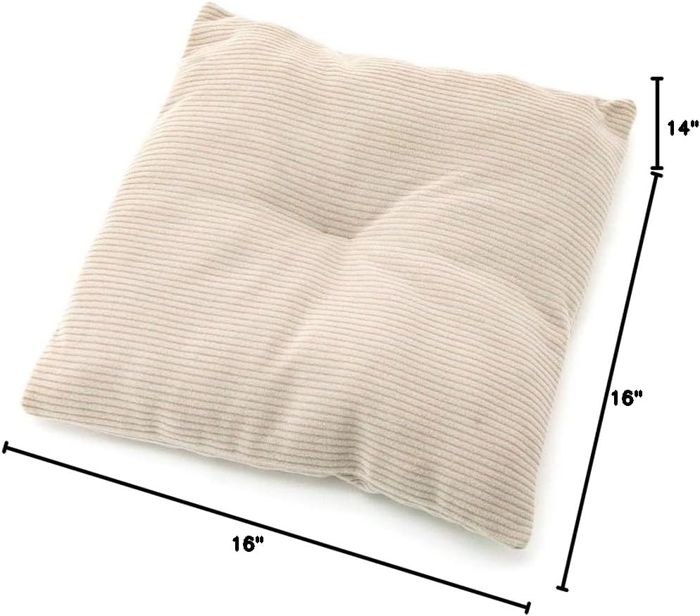 image:imageBest Pet Supplies Cat Bed for Indoor Cat Domed Tent House with Removable Pillow Covered Cat Cave for Small Dog Puppies and All Breeds of Cats Gray 17 x 15 x H14Beige Corduroy