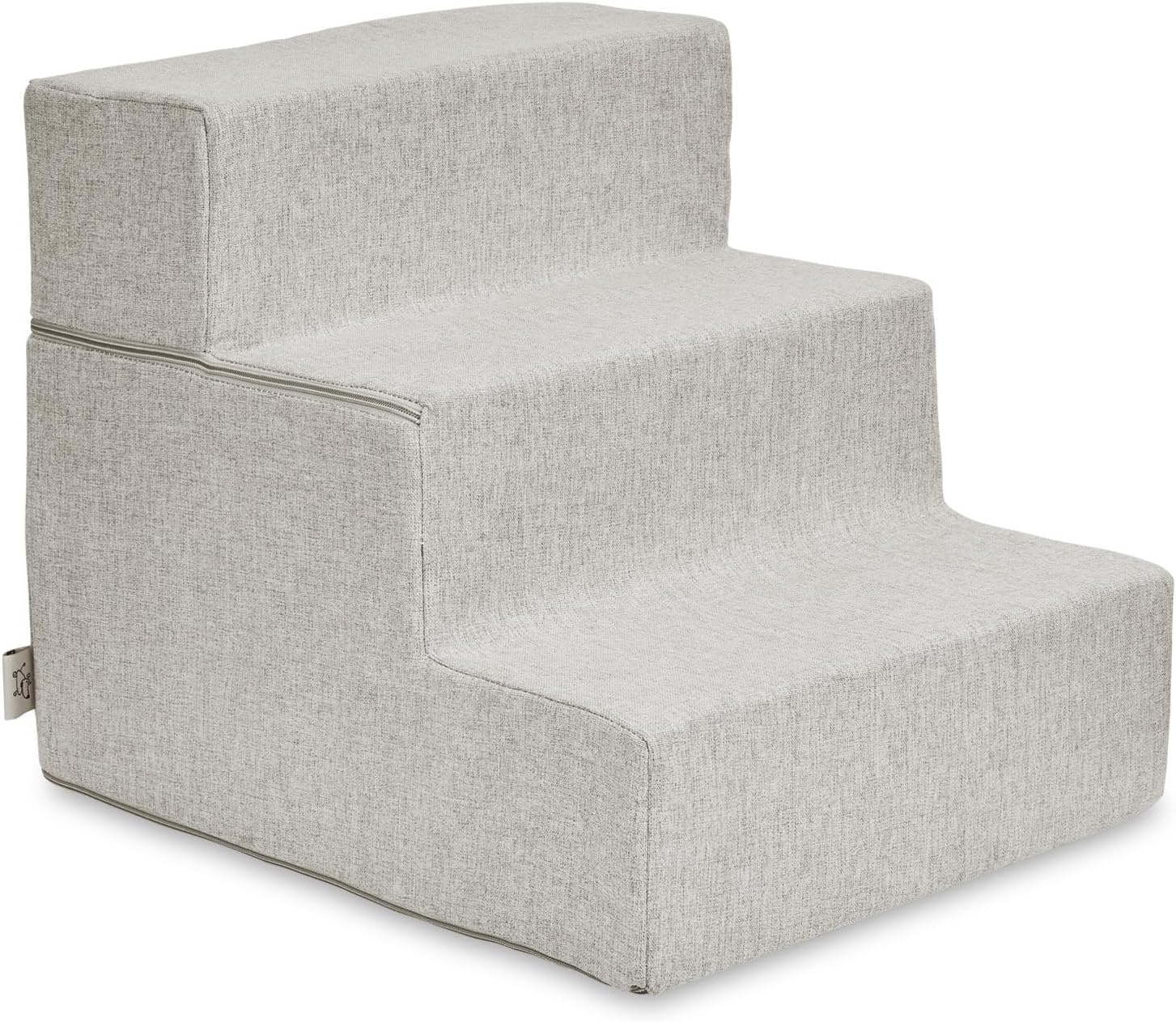 image:imageBest Pet Supplies Dog Stairs amp Steps Foam Steps for Small Dogs amp Cats NonSlip Indoor Balanced Pet Step Support Dog Ramp No Assembly Gray 5Step 225inch HeightSand