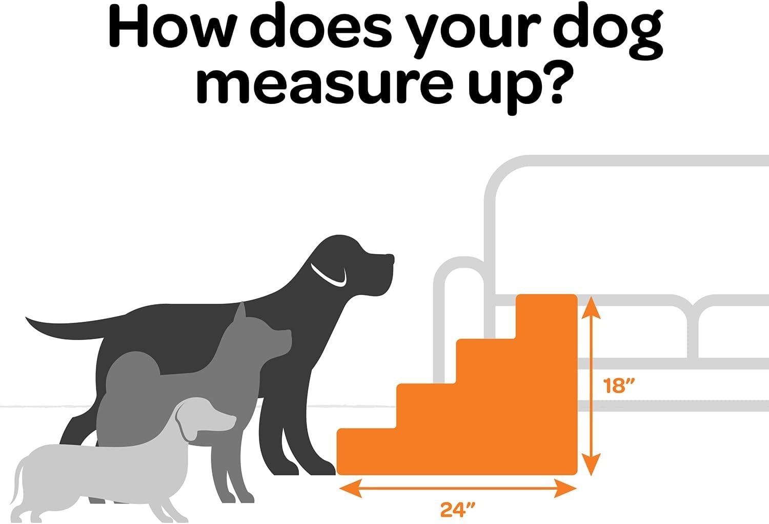image:imageBest Pet Supplies Dog Stairs amp Steps Foam Steps for Small Dogs amp Cats NonSlip Indoor Balanced Pet Step Support Dog Ramp No Assembly Gray 5Step 225inch HeightSand