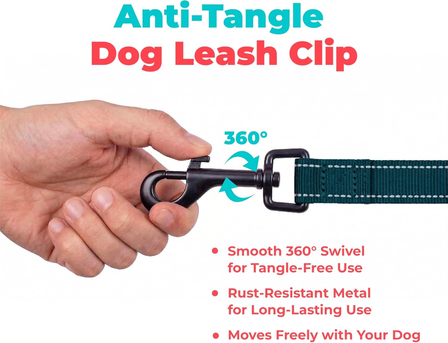 image:imageBest Pet Supplies Voyager Reflective Dog Leash or Collar with Neoprene Handle for Small Medium and Large Breed Puppies Cute and Heavy Duty for Walking Running and Training Blue Leash SLeash Blue