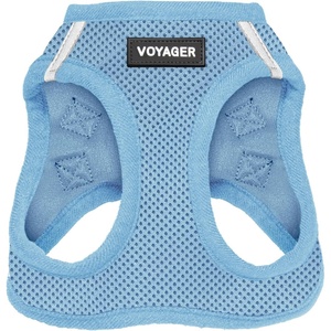 image:imageBest Pet Supplies Voyager Stepin Air Harness  All Weather Mesh Reflective No Pull Harness for Dogs Cats  Secure with Hook amp Loop Fastener Buckle Double DRings  Fuchsia SHarness Baby Blue