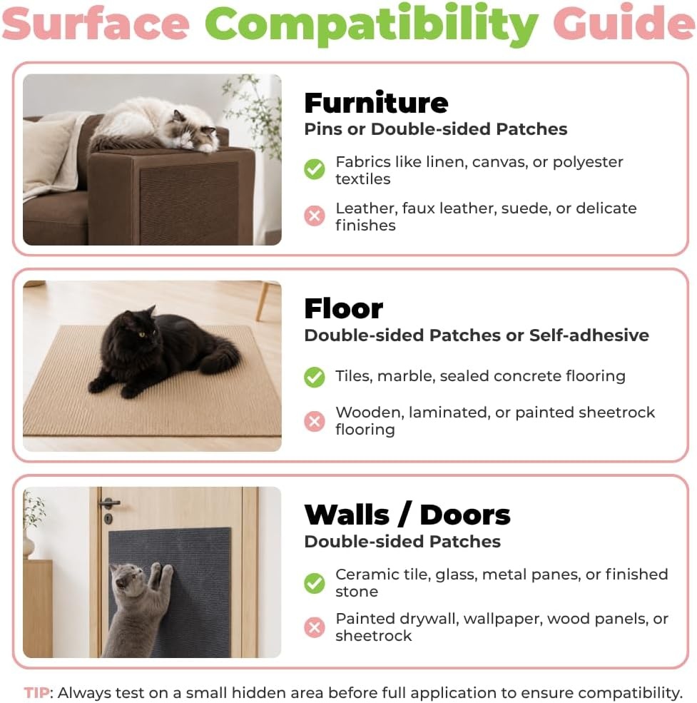 image:imageBest Pet Supplies Catify Cat Scratcher Fun Interactive Scratchers Posts Poles Claw Safe Furniture Saver Indoor Play Support Natural Cat Behaviors Heavy Duty LShape H 19Brown Mat L 39