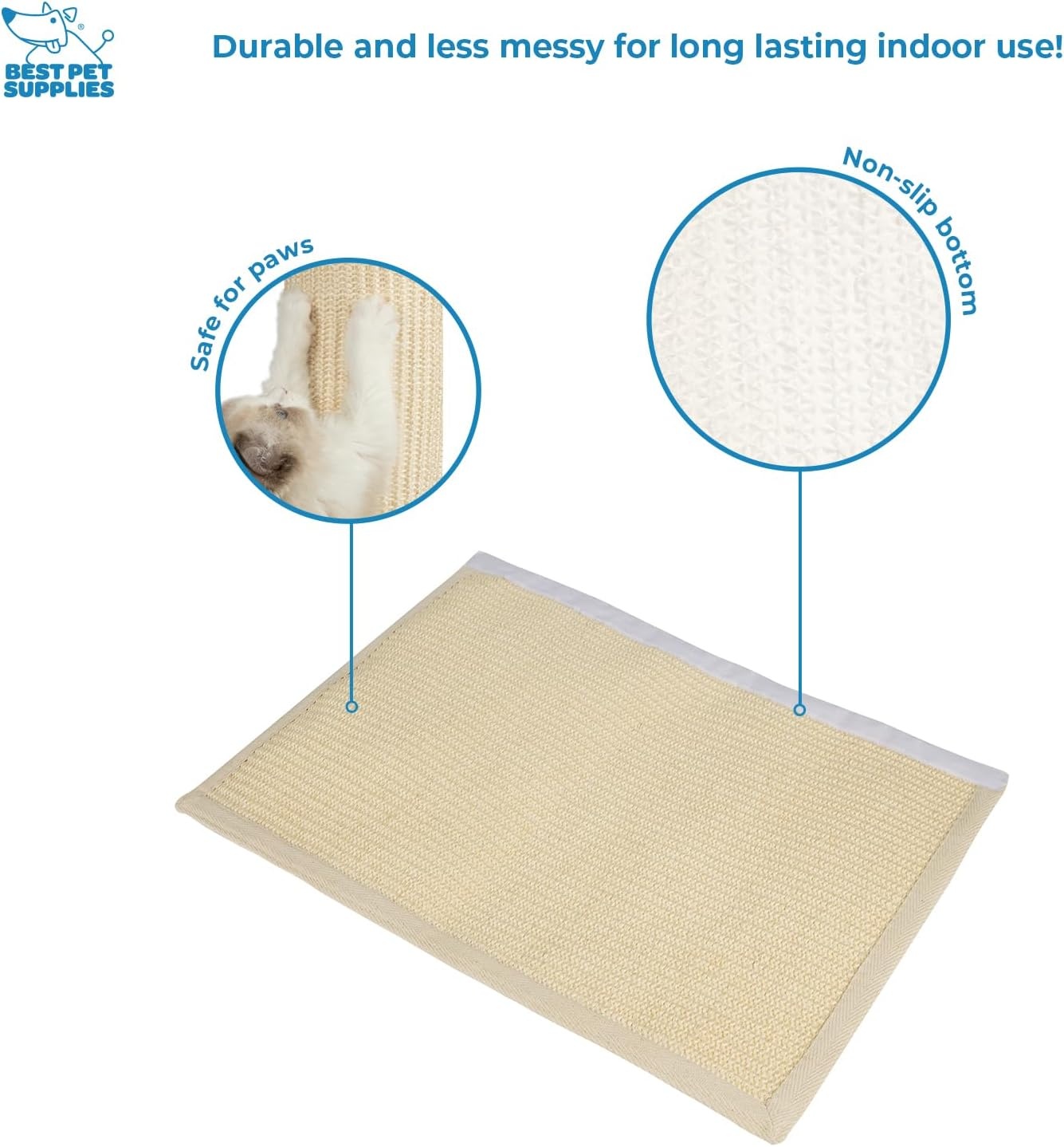 image:imageBest Pet Supplies Catify Cat Scratcher Fun Interactive Scratchers Posts Poles Claw Safe Furniture Saver Indoor Play Support Natural Cat Behaviors Heavy Duty LShape H 19Beige Log