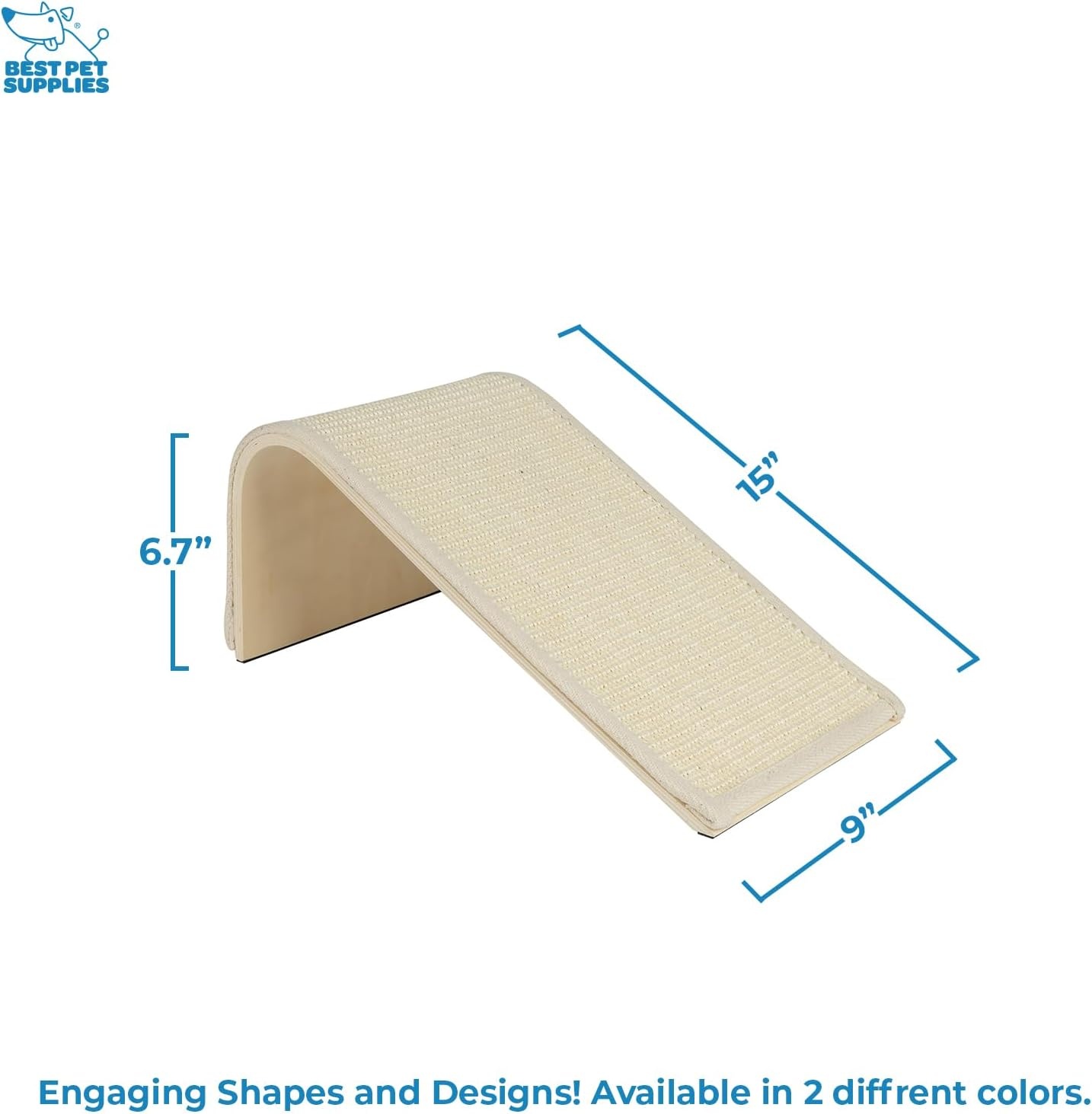 image:imageBest Pet Supplies Catify Cat Scratcher Fun Interactive Scratchers Posts Poles Claw Safe Furniture Saver Indoor Play Support Natural Cat Behaviors Heavy Duty LShape H 19Beige Ramp