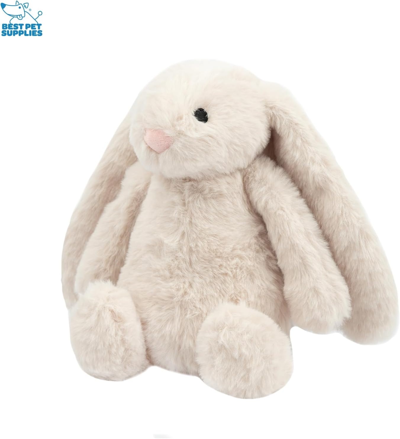 image:imageBest Pet Supplies Interactive Squeaky Dog Chew Toy Ideal Dog Toys for Chewers Small Medium amp Large Dogs and Fetch Lovers Crinkle Duck Blue LargeBunny Beige