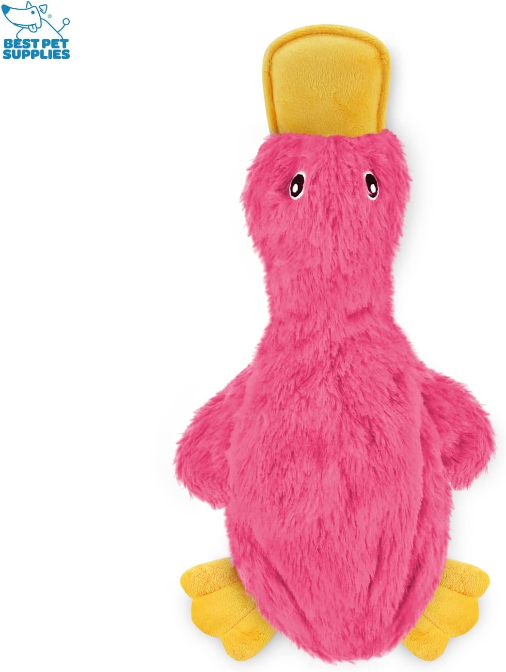 image:imageBest Pet Supplies Interactive Squeaky Dog Chew Toy Ideal Dog Toys for Chewers Small Medium amp Large Dogs and Fetch Lovers Crinkle Duck Blue LargeCrinkle Duck Light Pink