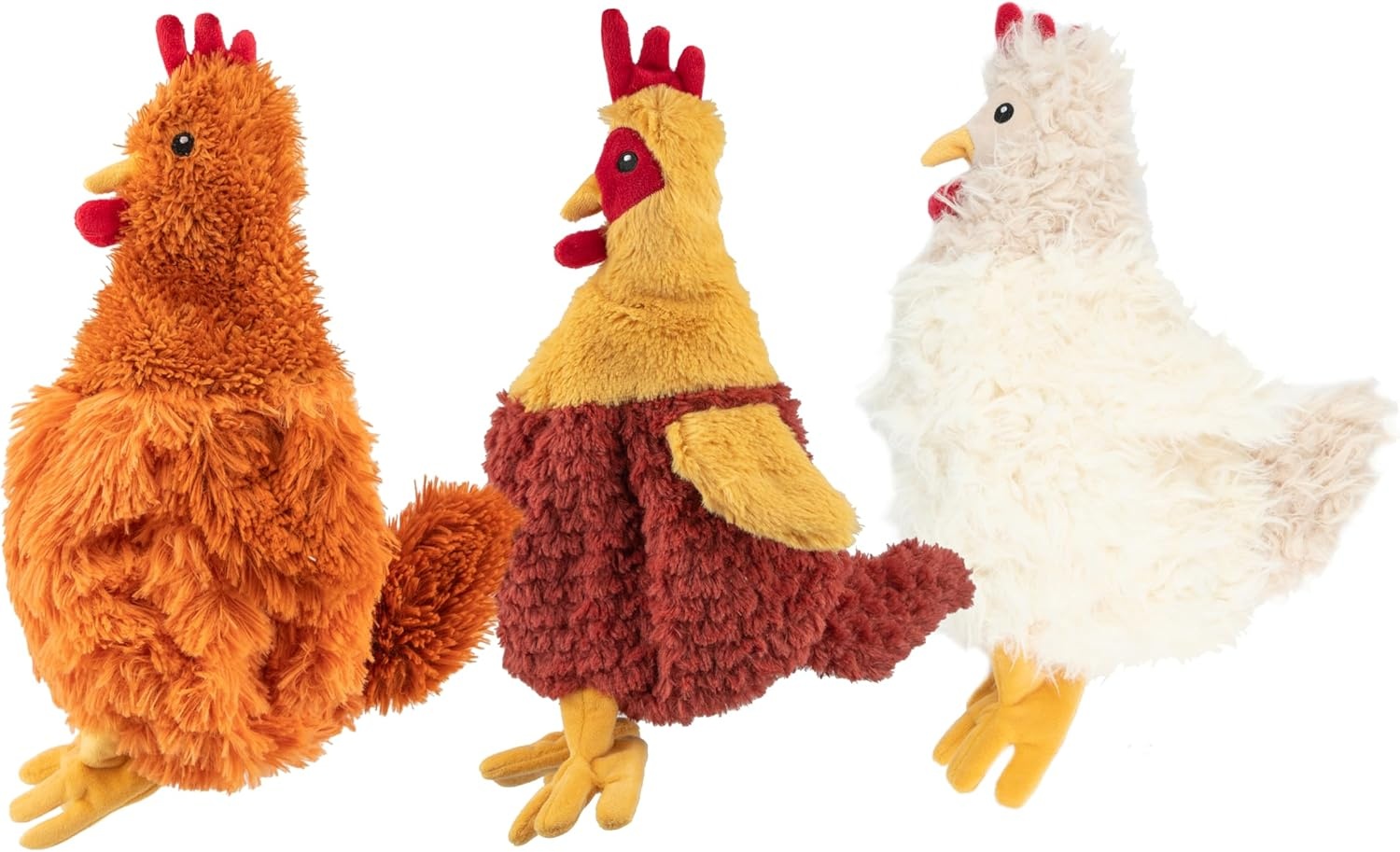 image:imageBest Pet Supplies Interactive Squeaky Dog Chew Toy Ideal Dog Toys for Chewers Small Medium amp Large Dogs and Fetch Lovers Crinkle Duck Blue LargeCrinkle Chicken Beige