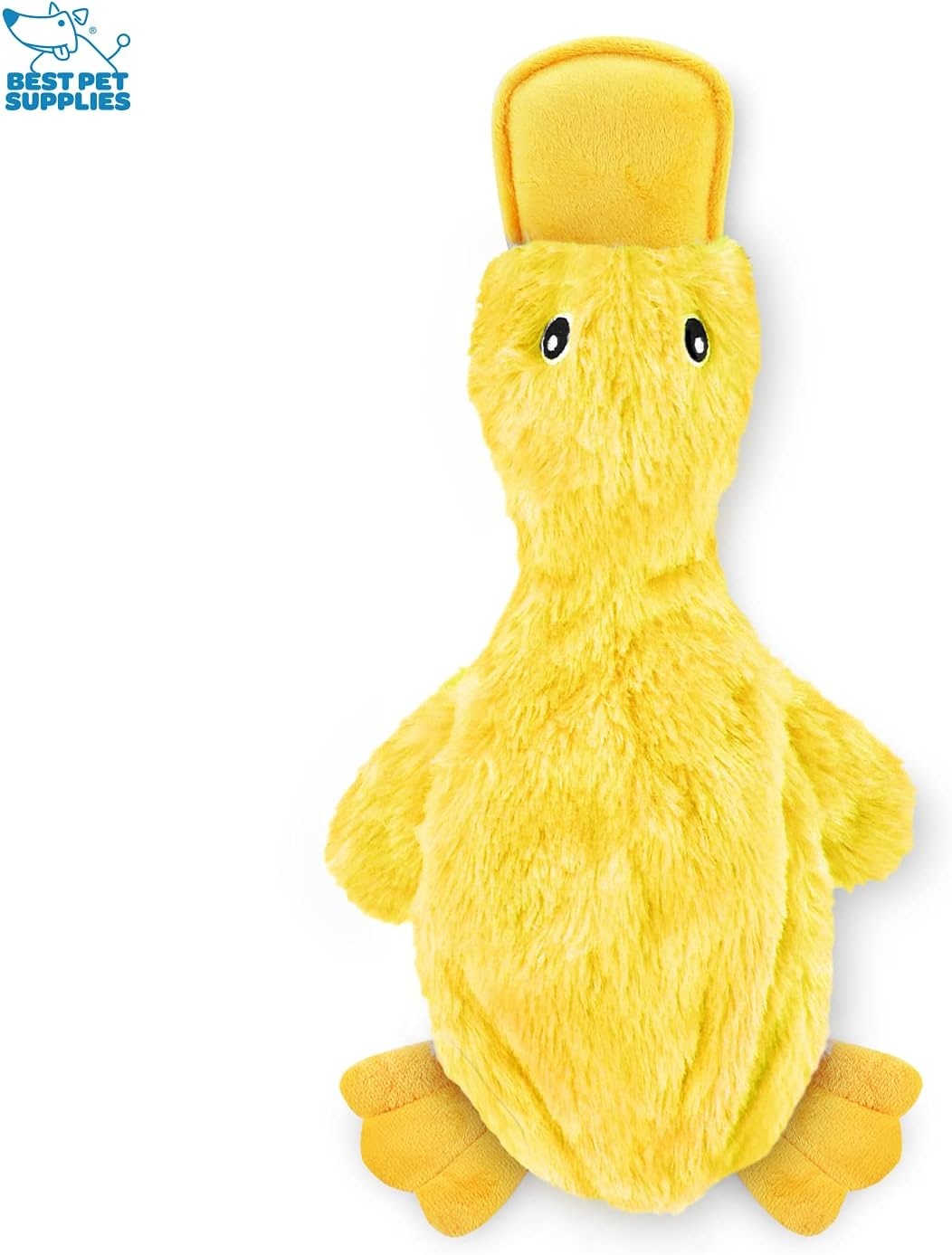 image:imageBest Pet Supplies Interactive Squeaky Dog Chew Toy Ideal Dog Toys for Chewers Small Medium amp Large Dogs and Fetch Lovers Crinkle Duck Blue LargeCrinkle Duck Yellow Purple Turquoise