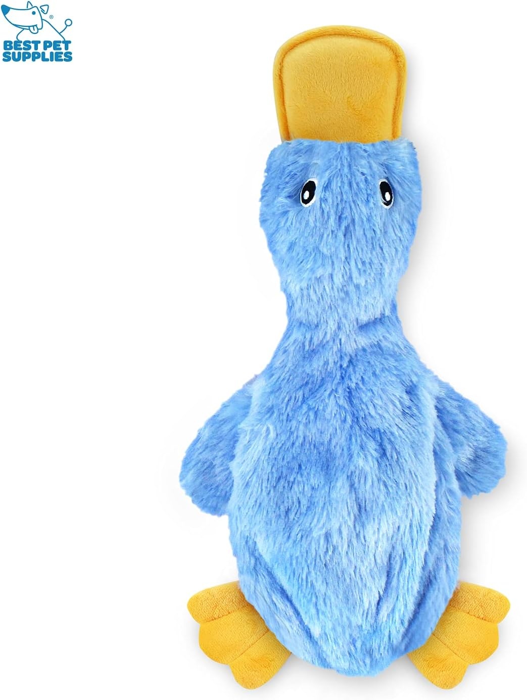 image:imageBest Pet Supplies Interactive Squeaky Dog Chew Toy Ideal Dog Toys for Chewers Small Medium amp Large Dogs and Fetch Lovers Crinkle Duck Blue LargeCrinkle Duck Blue