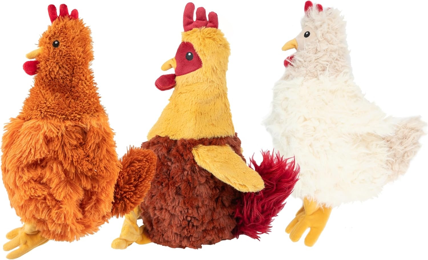 image:imageBest Pet Supplies Interactive Squeaky Dog Chew Toy Ideal Dog Toys for Chewers Small Medium amp Large Dogs and Fetch Lovers Crinkle Duck Blue LargeCrinkle Chicken Wine Red