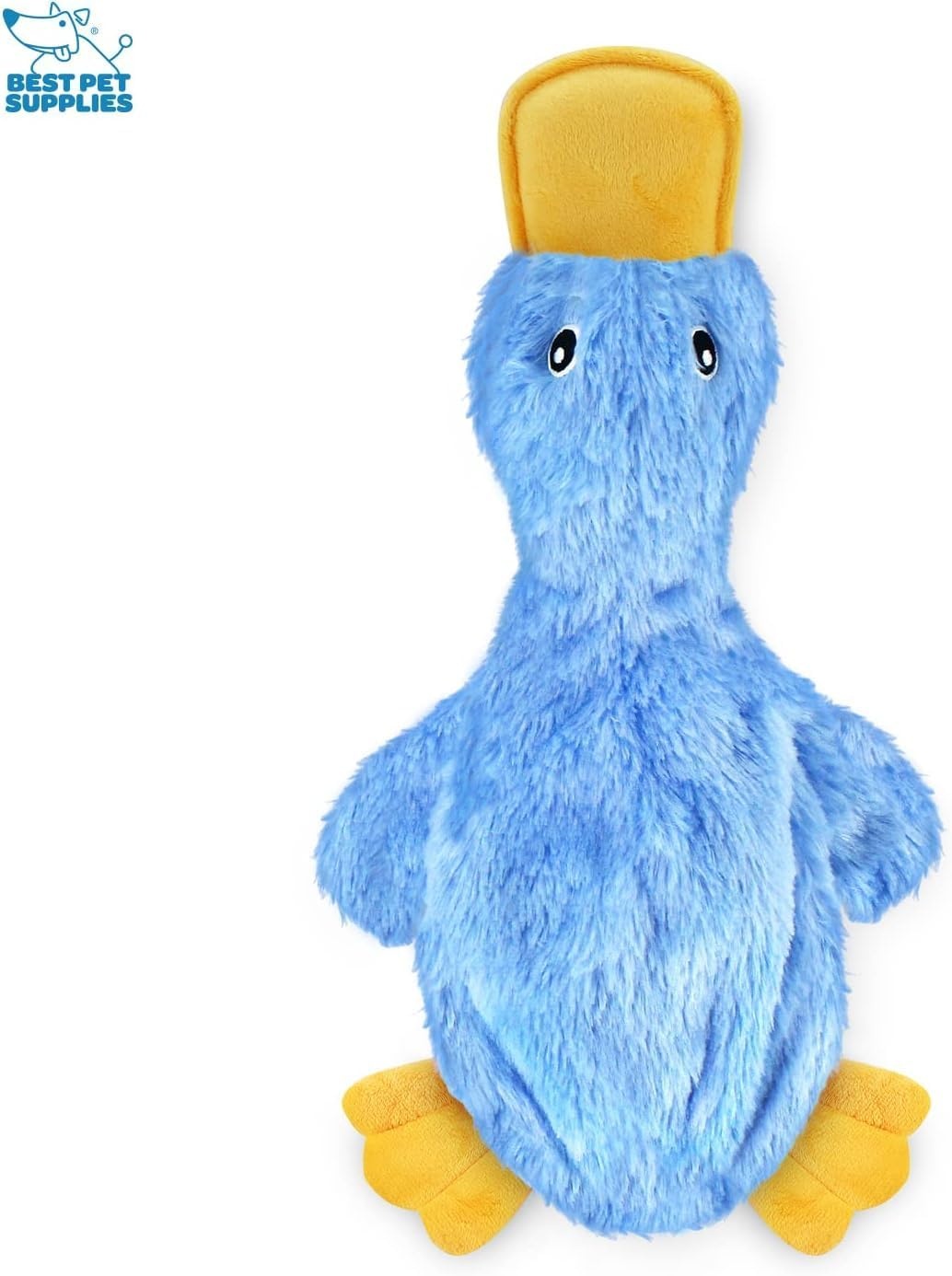 image:imageBest Pet Supplies Interactive Squeaky Dog Chew Toy Ideal Dog Toys for Chewers Small Medium amp Large Dogs and Fetch Lovers Crinkle Duck Blue LargeCrinkle Duck Yellow Blue Pink