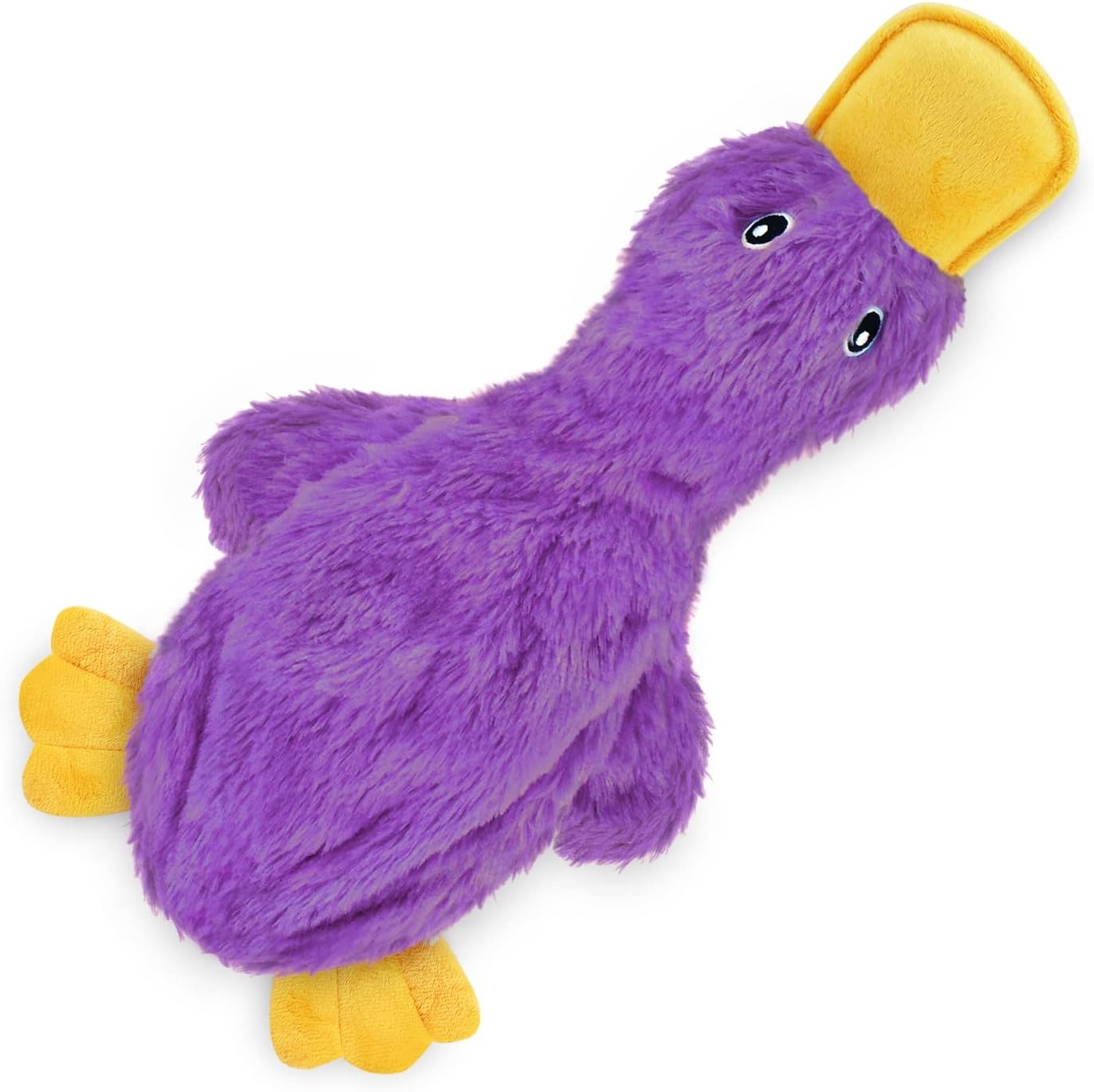 image:imageBest Pet Supplies Interactive Squeaky Dog Chew Toy Ideal Dog Toys for Chewers Small Medium amp Large Dogs and Fetch Lovers Crinkle Duck Blue LargeCrinkle Duck Yellow Purple Turquoise