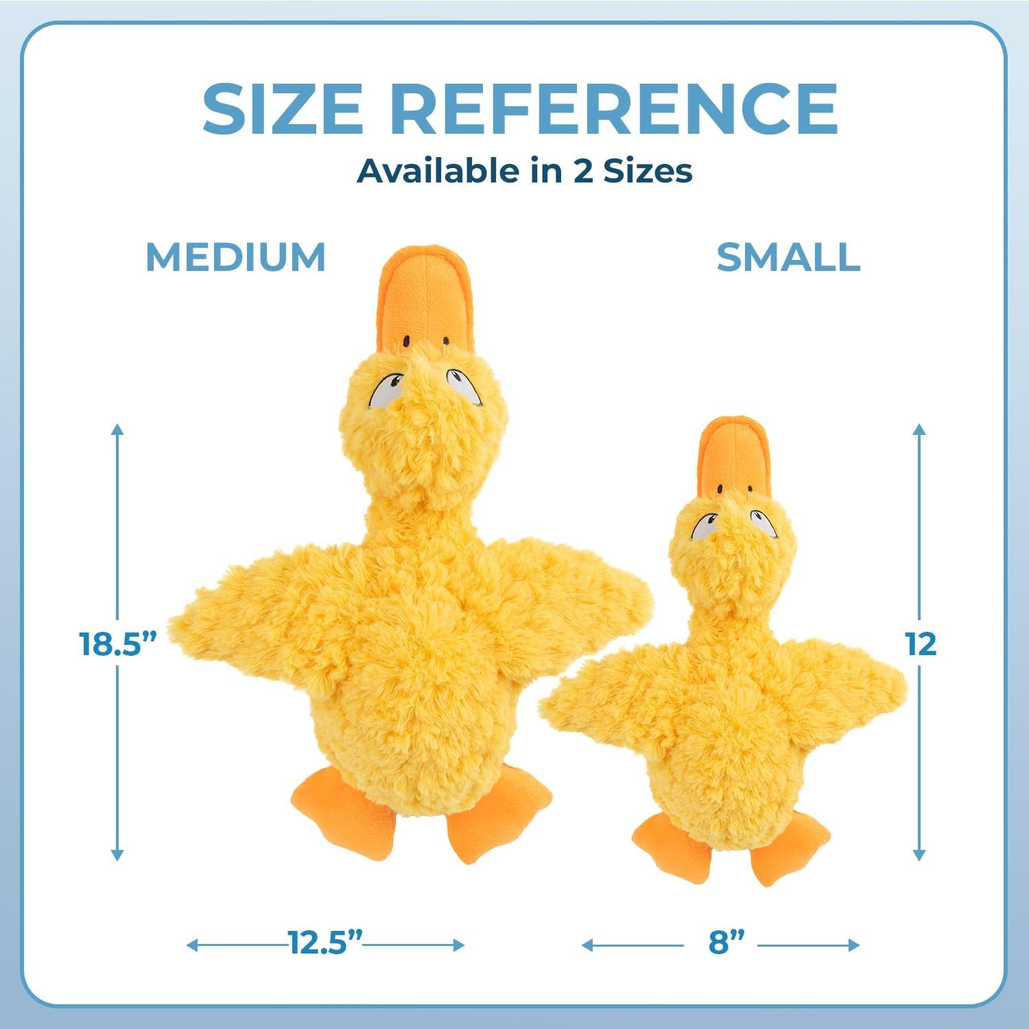 image:imageBest Pet Supplies Interactive Squeaky Dog Chew Toy Ideal Dog Toys for Chewers Small Medium amp Large Dogs and Fetch Lovers Crinkle Duck Blue LargeDucky Doodle Yellow