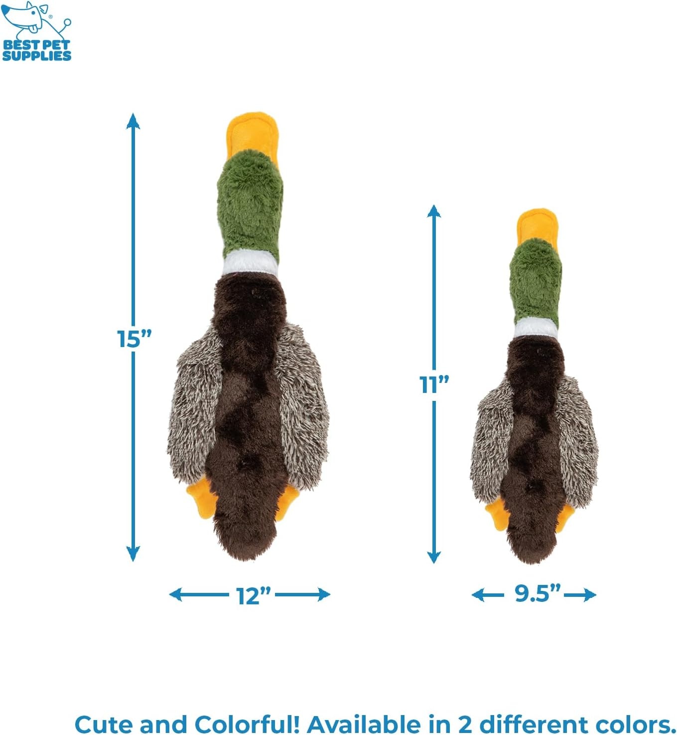 image:imageBest Pet Supplies Interactive Squeaky Dog Chew Toy Ideal Dog Toys for Chewers Small Medium amp Large Dogs and Fetch Lovers Crinkle Duck Blue LargeDuck Mystery Box