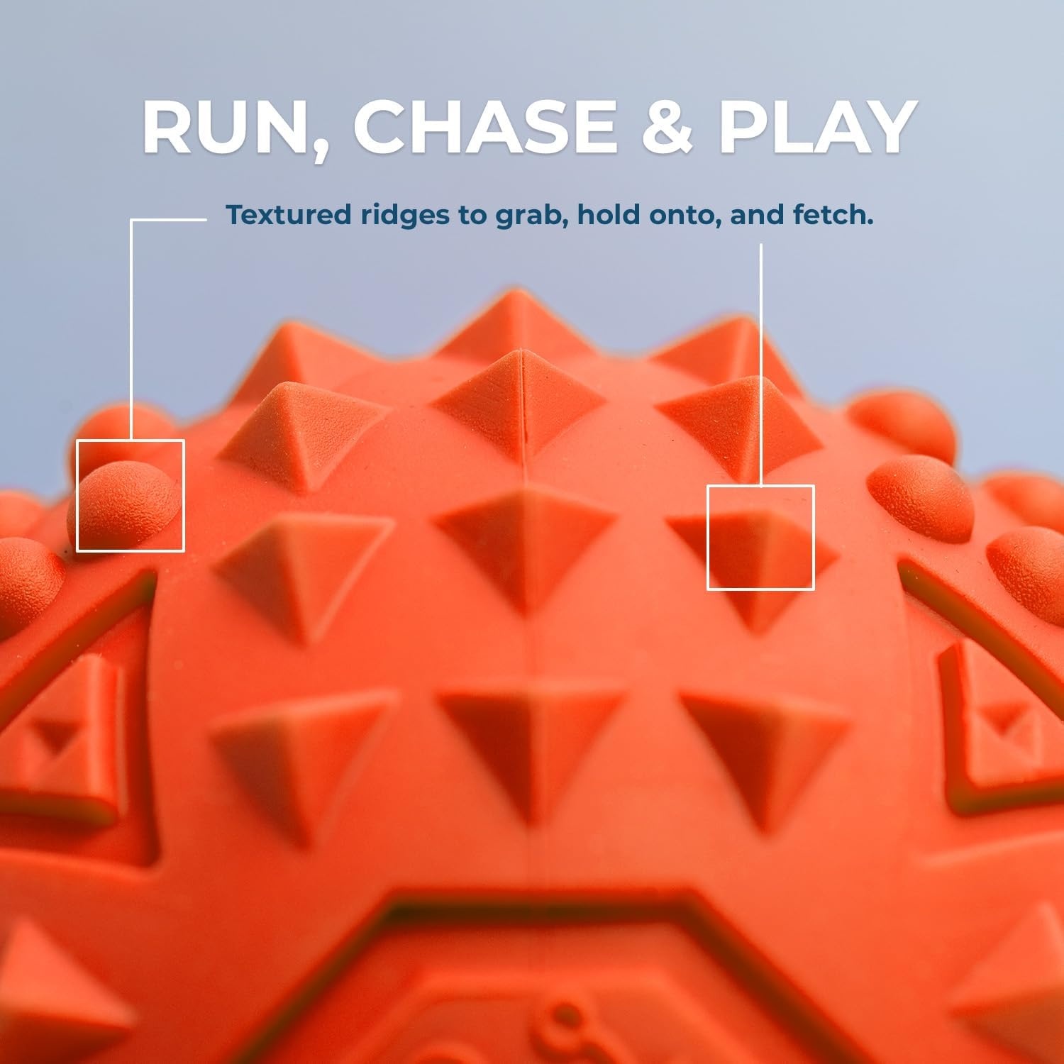 image:imageBest Pet Supplies Interactive Squeaky Dog Chew Toy Ideal Dog Toys for Chewers Small Medium amp Large Dogs and Fetch Lovers Crinkle Duck Blue LargeSpiky Ball Blue Orange