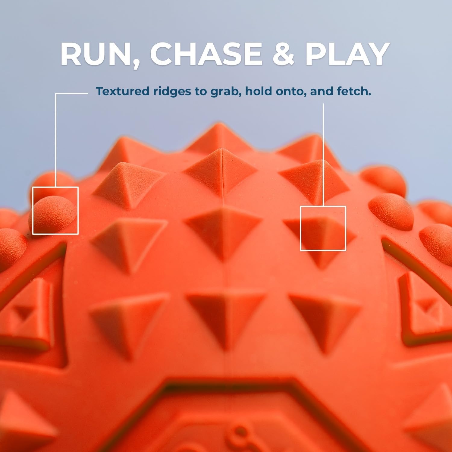 image:imageBest Pet Supplies Interactive Squeaky Dog Chew Toy Ideal Dog Toys for Chewers Small Medium amp Large Dogs and Fetch Lovers Crinkle Duck Blue LargeSpiky Ball Blue Orange
