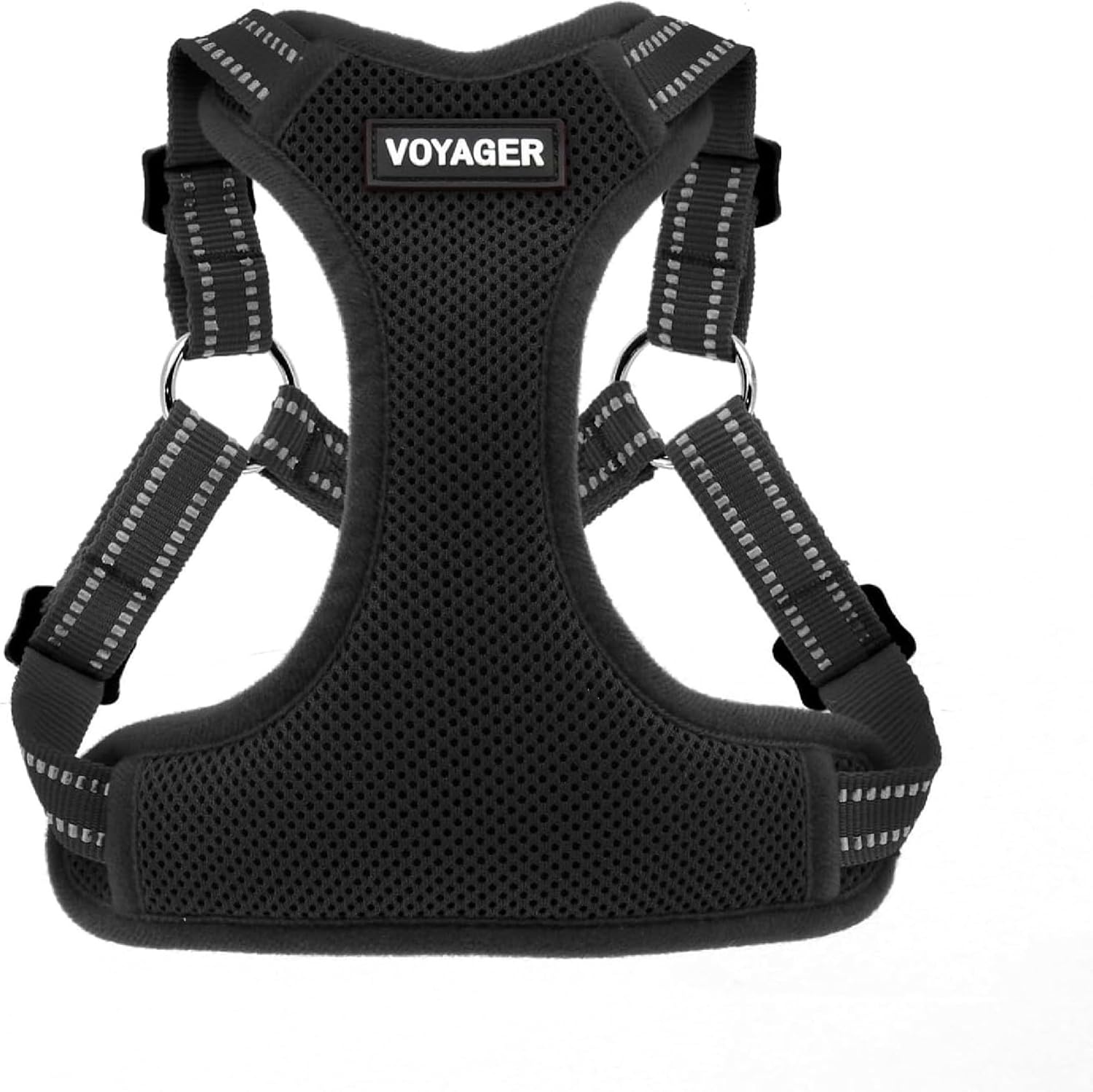 image:imageBest Pet Supplies Voyager Adjustable Stepin Flex Breathable Mesh Dog Harness for Small Medium Large Dogs Leash Set Army Base SHarness Black