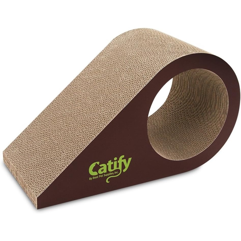 image:imageBest Pet Supplies Catify Cat Scratcher Fun Interactive Scratchers Posts Poles Claw Safe Furniture Saver Indoor Play Support Natural Cat Behaviors Heavy Duty LShape H 19Droplet